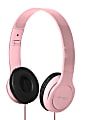 BYTECH On-Ear Headphones, Pink, BYAUOH143PK