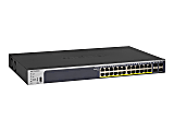Netgear ProSafe GS728TPP Ethernet Switch - 24 Ports - Manageable - 2 Layer Supported - Modular - 4 SFP Slots - 483.50 W Power Consumption - Twisted Pair, Optical Fiber - Rack-mountable - Lifetime Limited Warranty
