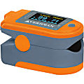Veridian Healthcare Premium Pulse Ox Fit Pulse Oximeter - Latex-free, PC Connectivity, Alarm, Auto Shutoff, Recording Function - Gray, Orange 1 thumbnail image