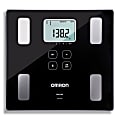 Omron BCM-500 Body Composition Bathroom Scale, 11” x 11.2”, Black