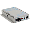 Omnitron iConverter T1/E1 Fiber Media Converter RJ48 ST Multimode 5km - 1 x T1/E1; 1 x ST Multimode; Wall-Mount Standalone; Univ. AC Powered; Lifetime Warranty