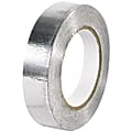 B O X Packaging Industrial Aluminum Foil Tape, 3" Core, 1" x 60 Yd., Silver