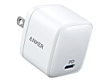 Anker PowerPort Atom PD 1 - Power adapter - AC 100/240 V - 30 Watt - white - with Powerline II Cable