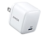 Anker PowerPort Atom PD 1 - Power adapter - AC 100/240 V - 30 Watt - white - with Powerline II Cable 1 thumbnail image