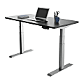 Loctek Electric Height-Adjustable Stand-Up Desk With Anti-Collision Safety Feature, Gray/Black 1 thumbnail image