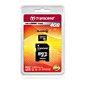 Transcend 4GB microSD High Capacity (microSDHC) Card - Class 2 - 4 GB 1 thumbnail image