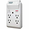 APC® SurgeArrest Essential 4-Outlet Wall-Mount Surge Protector, White, P4GC 1 thumbnail image
