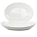 Martha Stewart 2-Piece Platter Set, 16", Ivory