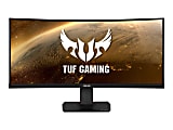 ASUS TUF Gaming VG35VQ - LED monitor - gaming - curved - 35" - 3440 x 1440 WQHD @ 100 Hz - VA - 300 cd/m² - 2500:1 - HDR10 - 1 ms - 2xHDMI, DisplayPort