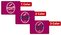 Custom 1, 2 Or 3 Color Printed Labels/Stickers, Rectangle, 1-15/16" x 2-3/4", Box Of 250