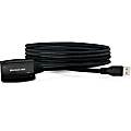 IOGEAR USB 3.0 BoostLinq - 16.4ft (5m) - 16.40 ft USB Data Transfer Cable for Hub, Webcam, Hard Drive, Printer - First End: 1 x USB 3.0 Type A - Male - Second End: 1 x USB 3.0 Type A - Female - Extension Cable - Black - 1