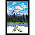 Amanti Art Eva Black Silver Picture Frame, 27" x 39", Matted For 24" x 36" 1 thumbnail image