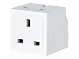 Tripp Lite 2-Outlet Power Strip - British BS1363A Outlets, 220-250V AC, 13A, Direct Plug, BS1363A Plug, White - Power strip - 13 A - AC 230 V - input: BS 1363A - output connectors: 2 (BS 1363A) - United Kingdom - white 1 thumbnail image