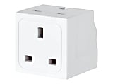 Tripp Lite 2-Outlet Power Strip - British BS1363A Outlets, 220-250V AC, 13A, Direct Plug, BS1363A Plug, White - Power strip - 13 A - AC 230 V - input: BS 1363A - output connectors: 2 (BS 1363A) - United Kingdom - white