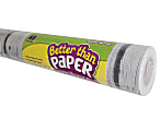 Teacher Created Resources Better Than Paper Bulletin Board Roll, 48" x 12', White Wood