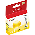 Canon® CLI-221Y ChromaLife 100+ Yellow Ink Tank, 2949B001 1 thumbnail image