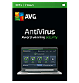 AVG AntiVirus, For 3 Devices, 2-Year Subscription, Traditional Disc