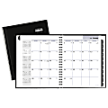 AT-A-GLANCE® DayMinder® Premiere® Monthly Planner, 6 7/8" x 8 3/4", 30% Recycled, Black, January to December 2018 (G400H00-18)