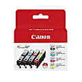 Canon® CLI-221 ChromaLife 100+ Black And Cyan, Magenta, Yellow Ink Cartridges, Pack Of 4, 2946B004