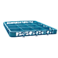 Carlisle OptiClean 16-Compartment Glass Rack Extender, 1-7/9"H x 19-3/4"W x 19-3/4"W, Blue 1 thumbnail image