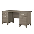 Bush Furniture Somerset Office Desk, 60"W, Ash Gray, Standard Delivery
