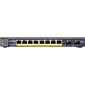 Netgear ProSafe GS110TP Ethernet Switch - 8 Ports - Manageable - 3 Layer Supported - Modular - 2 SFP Slots - Twisted Pair, Optical Fiber - Desktop, Wall Mountable - Lifetime Limited Warranty