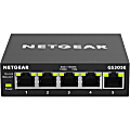 Netgear GS305E Ethernet Switch - 5 Ports - Manageable - Gigabit Ethernet - 1000Base-T - 2 Layer Supported - Twisted Pair - 1 Year Limited Warranty