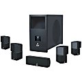 Pyle PHSA5 5.1 Speaker System - 100 W RMS - Piano Black 1 thumbnail image