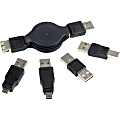 RCA USB Data Transfer Cable - 6 ft USB Data Transfer Cable - Male USB - Male USB - Black 1 thumbnail image