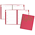 AT-A-GLANCE® Aspire Academic Weekly/Monthly Planner, 8 1/2" x 11", Coral, July 2018 to June 2019