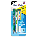 Paper Mate® Clearpoint® Mechanical Pencil, 0.7mm, #2 Lead, Assorted Barrel Colors, Pack Of 2