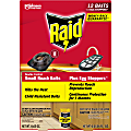 Raid Double Control Small Roach Baits - Kills Cockroaches - Red - 12 / Box 1 thumbnail image