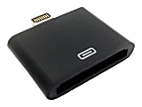 4XEM - Lightning adapter - Apple Dock female to Lightning male - black 1 thumbnail image