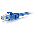 C2G 3ft Cat6a Snagless Unshielded (UTP) Network Patch Ethernet Cable-Blue