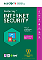 Kaspersky Internet Security 2016, For 3 PC/Apple® Mac/Android/iOS Devices, Product Key Card