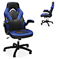 Respawn Racing Style Ergonomic Bonded Leather Computer Gaming Chair, Blue 1 thumbnail image