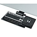 Fellowes® Professional Series Premier Curved Keyboard Tray, 10" Diameter Mouse Tray, Graphite/Silver 1 thumbnail image