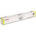 Canon GPR-33 Original Toner Cartridge - Laser - 52000 Pages - Yellow - 1 Each