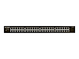 NETGEAR GS348 - Switch - unmanaged - 48 x 10/100/1000 - desktop, rack-mountable - AC 110/240 V