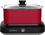 West Bend 6-Quart Oblong Slow Cooker, Red 1 thumbnail image