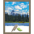 Amanti Art Wood Picture Frame, 24" x 30", Matted For 22" x 28", Parisian Silver