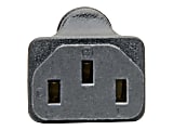Eaton Tripp Lite Series NEMA 5-15P to C13 Power Cord Adapter - 15A, 125V, Black - Power connector adapter - P006000 1 thumbnail image