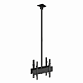 Mount-It! Extra-Large Dual-Screen Ceiling Mount, Back-To-Back, Black 1 thumbnail image