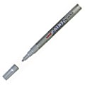 Sanford® Uni-Paint® Markers, Fine Point, Metallic Silver, Pack Of 12 1 thumbnail image