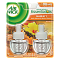 Air Wick Papaya Scented Oil - Oil - 0.7 fl oz (0 quart) - Hawaii Exotic Papaya, Hibiscus Flower - 60 Day - 12 / Carton