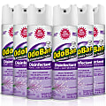 OdoBan Odor Eliminator Disinfectant 360° Spray, Lavender, 14.6 Oz, Pack Of 6 Bottles 1 thumbnail image