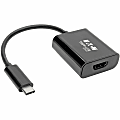 Eaton Tripp Lite Series USB C to HDMI Adapter Converter M/F 4K USB Type C to HDMI Black USB Type C, Thunderbolt 3 Compatible - U44406NHDBAM 1 thumbnail image