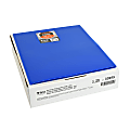 C-Line 2-Pocket 3-Hole Punch Poly Folders, 8-1/2" x 11", Blue, Pack Of 25 Folders