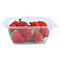 World Centric® PLA Rectangular Deli Containers, 32 Oz, Clear, Pack Of 600 Containers