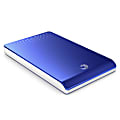 Seagate® FreeAgent™ Go Portable External USB 2.0 Hard Drive, 320GB, Blue